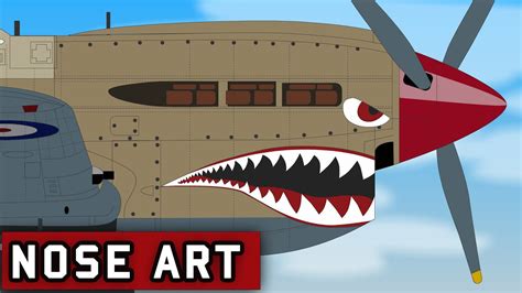 Shark Teeth Nose Art on Military Planes - YouTube