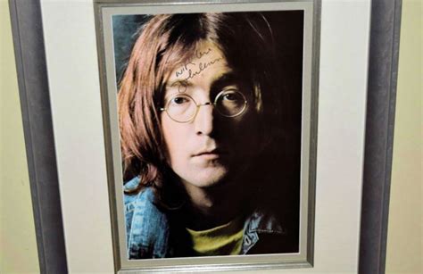 John Lennon, hand signed collectibles, rock star galleryROCK STAR gallery