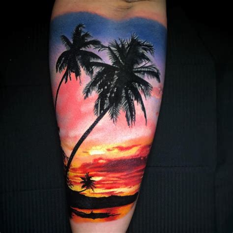 Top more than 51 beach sunset tattoo - in.cdgdbentre