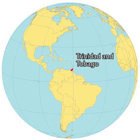 Trinidad and Tobago Map - GIS Geography