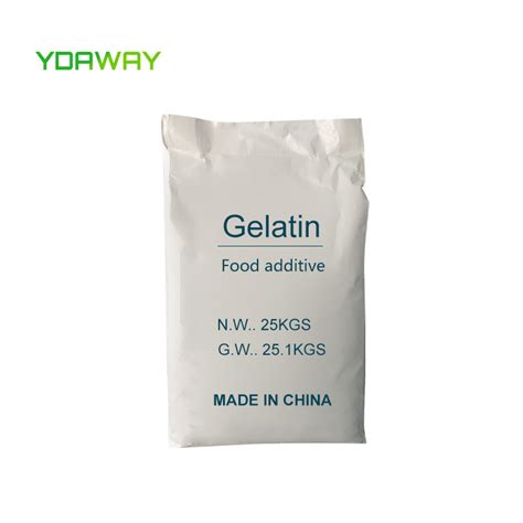 Wholesale Thickener Emulsifier Edible Food Grade Bovine Fish Gelatin ...