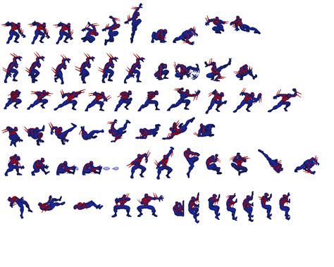 Spider-man 2099 sprite sheet by Neytryno on DeviantArt