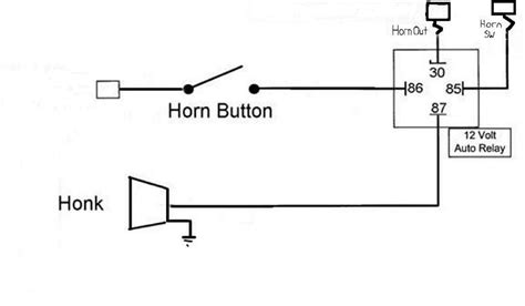 How To Wire A Horn Relay Diagram