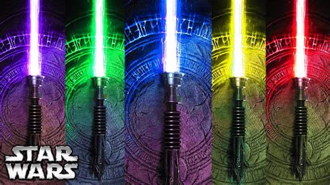 Every Single Lightsaber COLOR MEANING Explained (All Known 13+ Colors ...