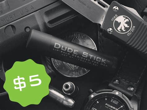 Dude Stick, the manly chapstick for manly men, raises so many questions