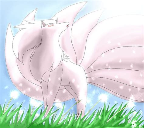 Shiny Ninetales | Shiny pokemon, Pokemon fan art, Pokemon