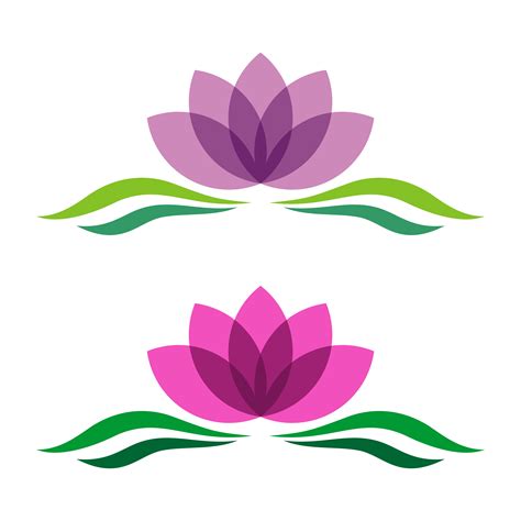 Lotus or Lily Flower Decorative Logo Template - Download Free Vector ...