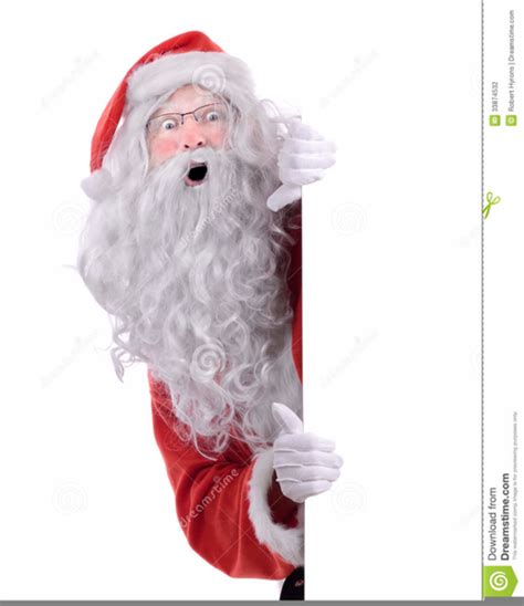 Download High Quality santa clipart peeking Transparent PNG Images ...