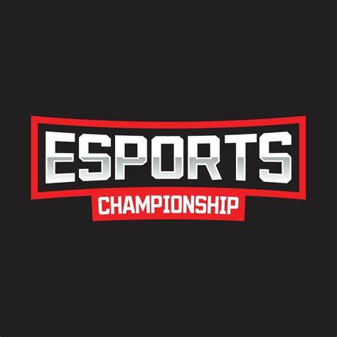 esports championship and sports text logo 30772257 Vector Art at Vecteezy