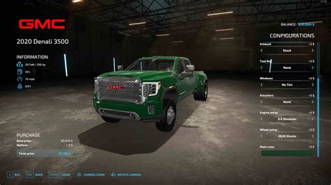 2020 GMC DENALI V1.0 – FS22 mod