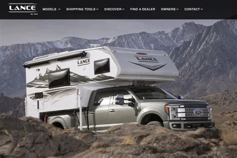 Lance Camper Launches New Website - RV.com