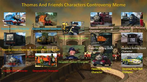 Thomas and Friends Characters Controversy Meme by GeoNonnyJenny on ...