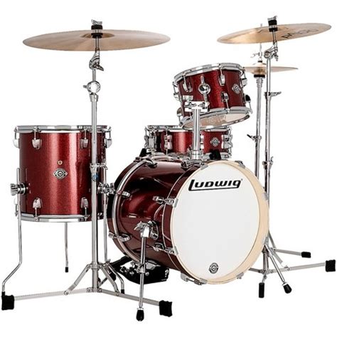 Ludwig Breakbeats By Questlove 4-piece Shell Pack Red Sparkle : Target