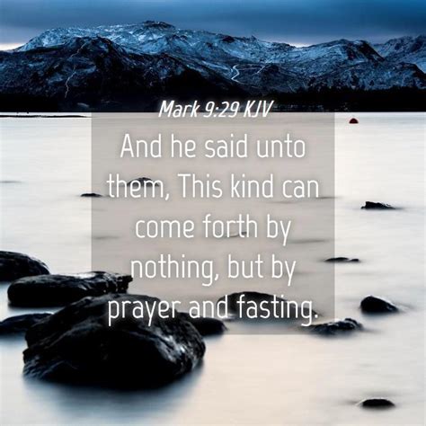 Mark 9:29 KJV Bible Verse Images