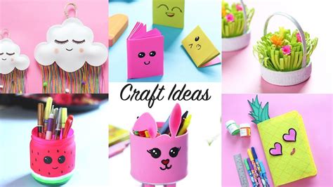 6 CUTE CRAFTS AND DIYs | Craft Ideas | DIY Projects - YouTube