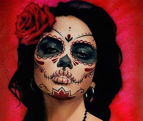 dia de los muertos skull candy makeup Costume Halloween, Halloween Make ...