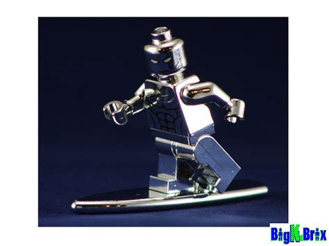 SILVER SURFER Custom Printed & Chromed & Inspired Lego Marvel ...