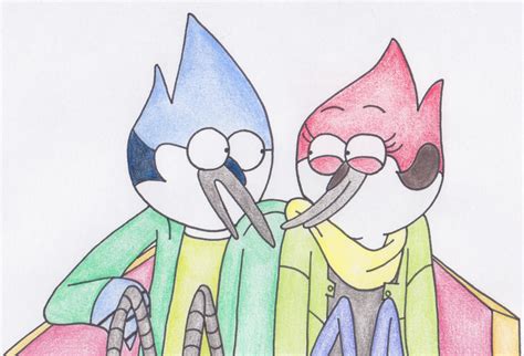 Mordecai and Margaret by sophiemai on DeviantArt