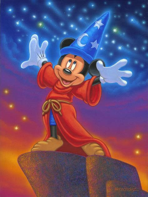 Fantasia:) | Mickey mouse art, Mickey mouse wallpaper, Disney paintings