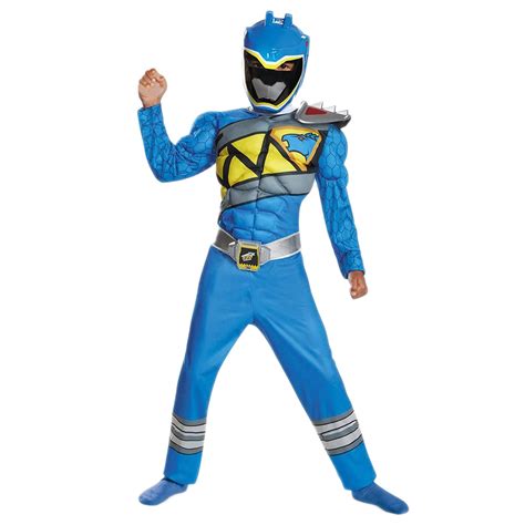 Buy Blue Power Rangers Costume for Kids. Official Licensed Blue Ranger ...