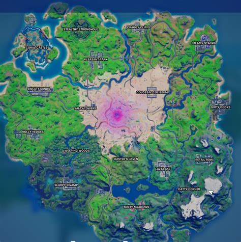 Fortnite map: Every new location in season 6 | Fortnite, Map, Seasons