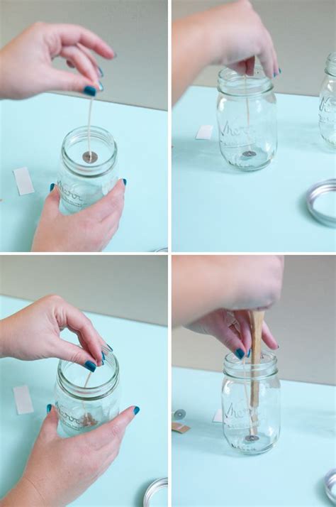 How to make DIY mason jar candles | Mason jar candles, Candle diy mason ...