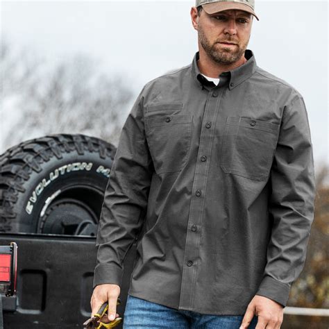 Craftsman Long Sleeve Work Shirt | Men's Work Shirt | DRI DUCK