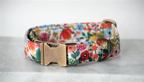 Dog Collar Floral Dog Collar Flower Dog Collar Dog Collar - Etsy