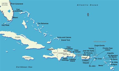 Caribbean (Eastern) Cruise Ports