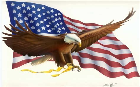 American Flag Bald Eagle Symbols Desktop Wallpaper Hd For Mobile Phones ...