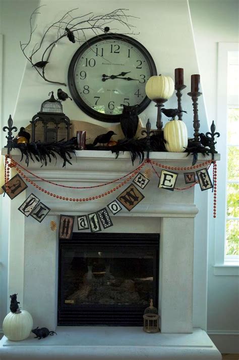 21 Fireplace Halloween Decorations Ideas - Decoration Love