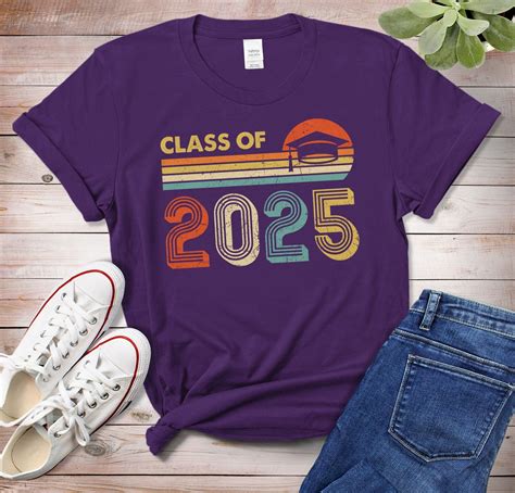 Class Of 2025 Shirt Vintage For Men or Women Graduation Senior | Etsy