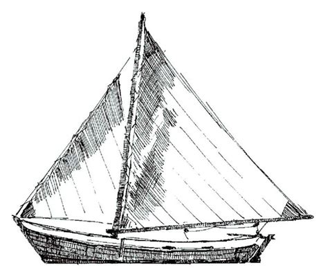 Sketch, Tortola Sloop | Sailboat drawing, Boat drawing simple, Boat drawing