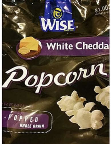 Wise White Cheddar Popcorn - 28 g, Nutrition Information | Innit