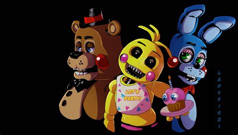 FNAF 2 - toy animatronics by LadyFiszi on DeviantArt