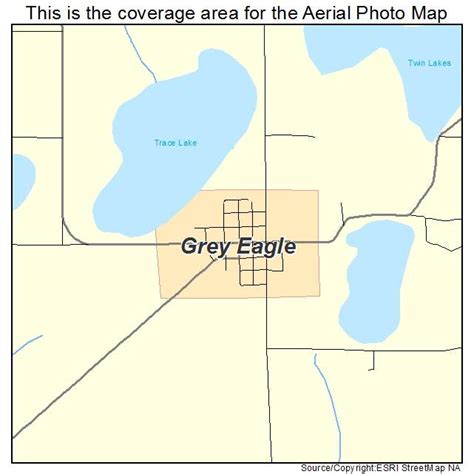 Aerial Photography Map of Grey Eagle, MN Minnesota