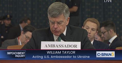 Ambassador William Taylor Opening Statement | C-SPAN.org