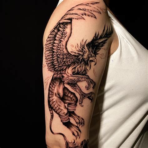 Griffin tattoo! : r/cedarwoodtattoos