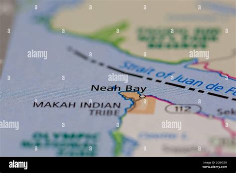 Map of neah bay washington hi-res stock photography and images - Alamy