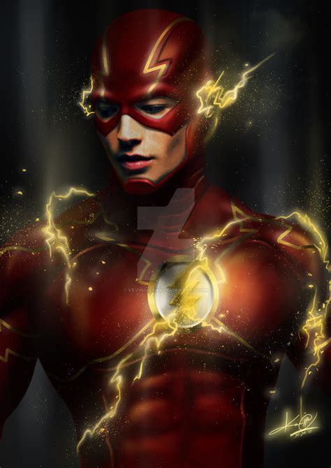 The Flash/Ezra Miller concept fan art by KevinInsanR on DeviantArt