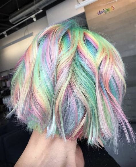 Pastel Rainbow Hair | Rainbow hair color, Pastel rainbow hair, Hair ...