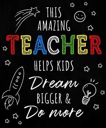 Cute Teacher Appreciation Gift Quote Helps Kids Dream Bigger | Teacher ...