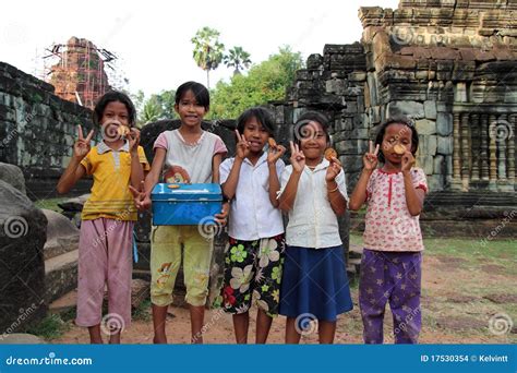 Cambodian Children Editorial Stock Image - Image: 17530354