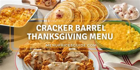 Cracker Barrel Thanksgiving Menu 2023