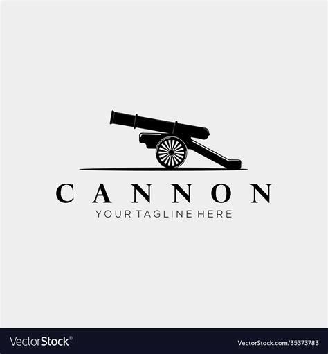 Cannon logo design Royalty Free Vector Image - VectorStock