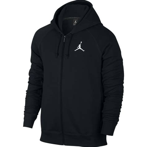 Nike - Air Jordan Flight Fleece Basketball Men's Full-Zip Hoodie Black ...