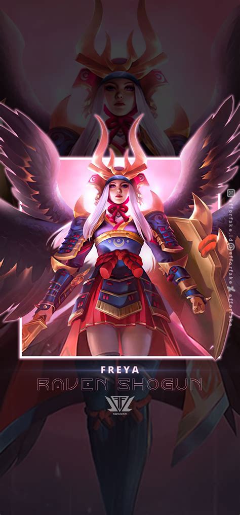 Freya Raven Shogun by efforfake on DeviantArt | Mobile legend wallpaper ...