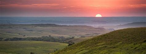 Sunset on the Konza Prairie. Copyright K-State Photo Services. | Kansas ...