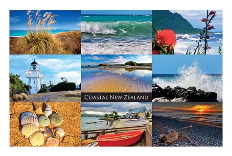 216 - Post Art Postcard - Coastal New Zealand