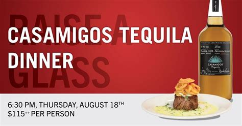 Casamigos Tequila Dinner | Ruth's Chris Steak House - Cary - North ...